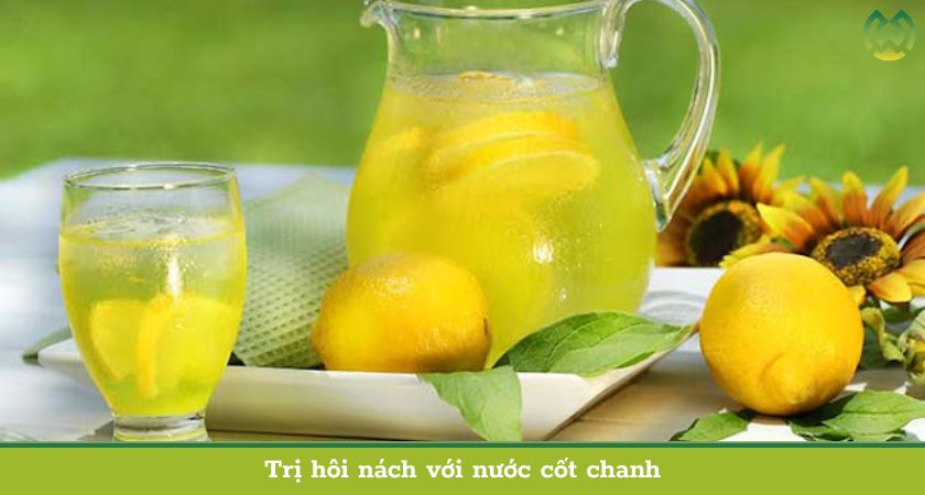 Trị hôi nách tại nhà với nước cốt chanh